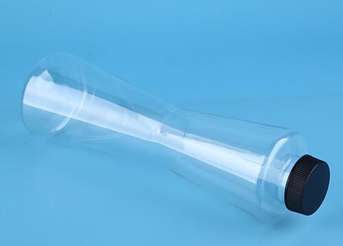 Buy cheap Food Supplement Packaging Disposable Juice Bottles , Blue 450ml Plastic Bottle for Capsule from wholesalers