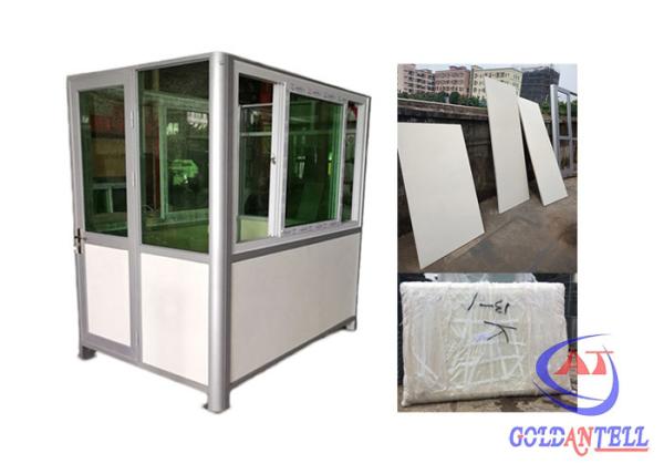 Buy cheap Portable Window 2M Steel Prefab Security Guard House Flexible from wholesalers