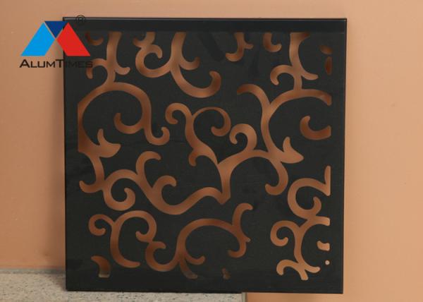 Buy cheap Durable Coated Decorative Perforated Aluminium Sheet 1220 × 2440mm from wholesalers