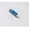 Buy cheap Singlemode Lc Fiber Optic Adapters , PVC Blue Color Optical Cord Adapter from wholesalers
