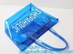Eco friendly PVC zipper bag/pvc clear bag/PVC handle bag, Clear PVC handle bag,