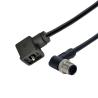 Buy cheap 16A Solenoid Valve Connector LED And M12 Male 9 Pins Right Angle Connector With Cable from wholesalers