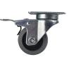 Buy cheap Workshop Conductive ESD Caster Wheels 125KG Capacity 4 Inch Swivel Brake from wholesalers