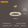 Buy cheap Luxury Staircase Crystal Chandelier Large Modern Rings silver chandeliers(WH-NC-49) from wholesalers