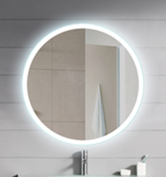 Wall Backlit Feature Rectangle Backlit Bath Light Mirror for Hotel ETL Certification
