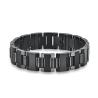 Buy cheap Brushed Stainless Steel Bracelet Rapper Jewelry Mens Link Chain Bracelet from wholesalers