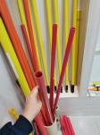 Smooth Surface Fiberglass Hollow Tube For Live Line Tools / Epoxy Fiber Glass