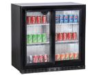 208L Commercial 2 Glass Door Undercounter Bar Refrigerator ,Back Bar Under