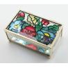 Buy cheap Shinny Gifts New Wedding Gifts Enamel Glass Jewelry Boxes Collection Boxes from wholesalers