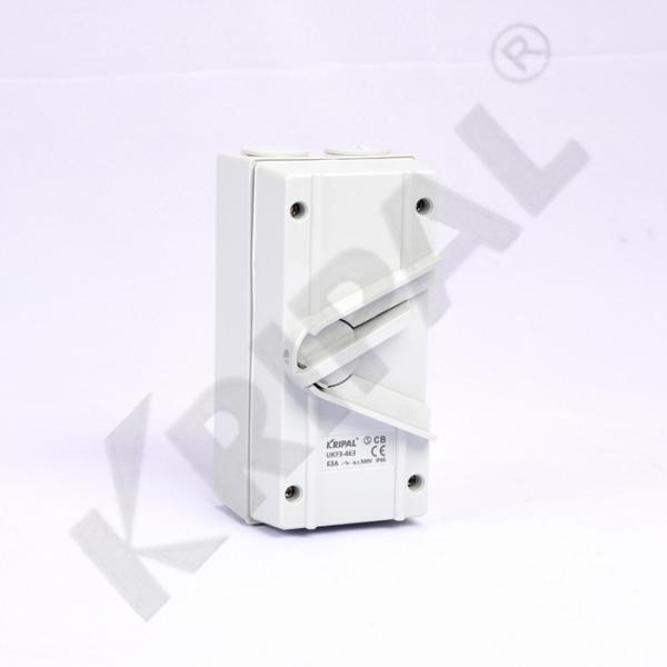 Buy cheap IP66 440V 20A Three Phase Electrical Weatherproof Isolator Switch from wholesalers