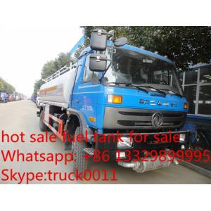Buy cheap factory sale best price Dongfeng 190hp diesel 15cbm refueling truck for sale, hot sale good price 15m3 oil tank truck from wholesalers