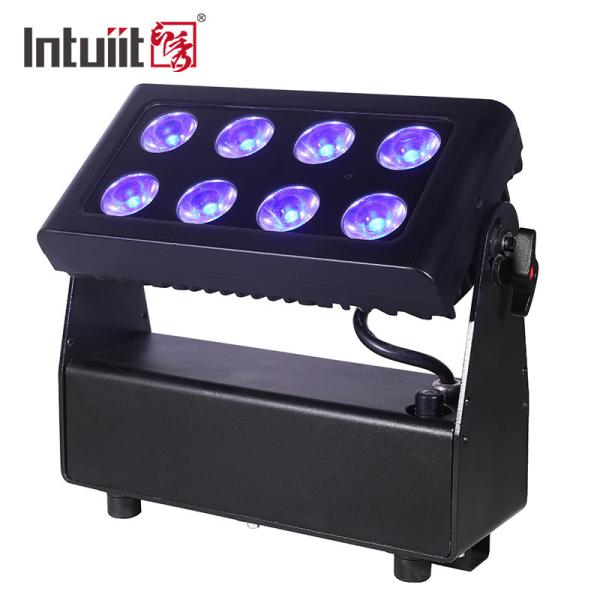 Buy cheap 8*15w 4 In 1 Ip65 Battery Powered Led Uplights Rgbw Party Light from wholesalers