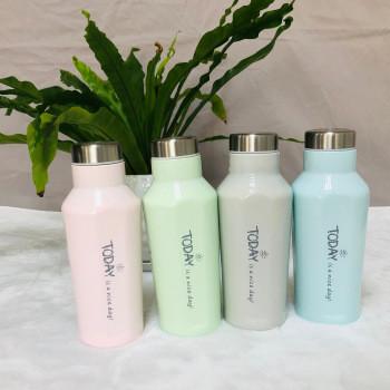 Buy cheap Double Wall Stainless Steel Flask Bottle BPA Free Multi Colored 350ML Lightweight from wholesalers