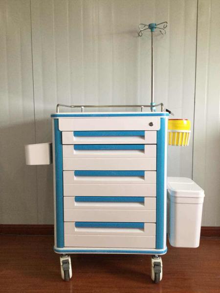 Buy cheap Durable Doctor Drug Delivery Medicine Crash Cart With 5 Inch Caster Wheel from wholesalers