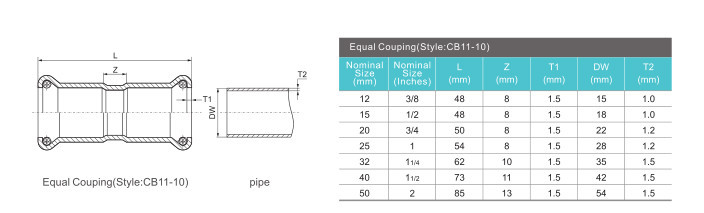 High Precision Inox Press Fittings Cold Rolled Welded Steel Pipe Fittings