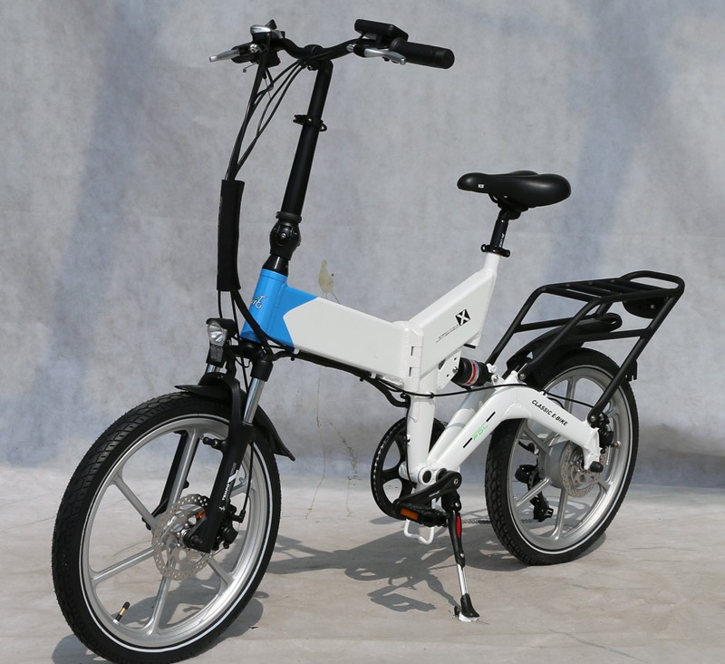 20 Inch Electric Lightweight Folding Bike 36V Portable Foldable E Bike With LCD Display