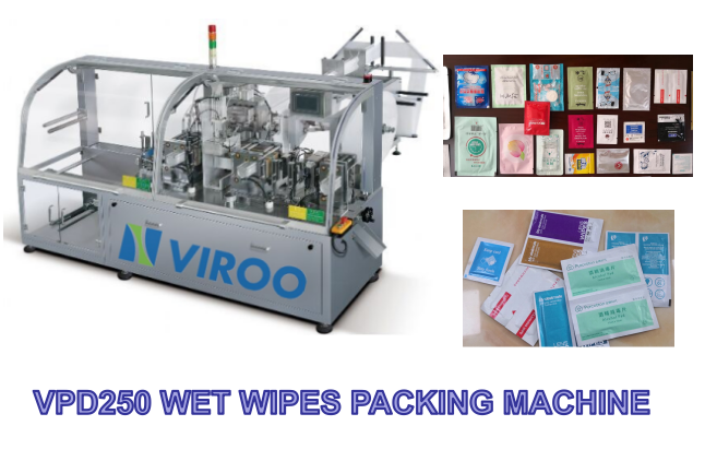 Restaurant Wet Wipes Packaging Machine , mini packaging wet tissue packing machine