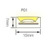 Buy cheap IP68 7mm Slim Neon LED Flex with Optional Clear or Milky Diffuser from wholesalers