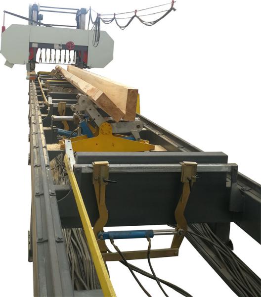 Buy cheap Tree cutting machine price Hydraulic Sawmill, Automatic Big Log Sawing bandsaw machines from wholesalers