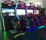 Coin Operated GP Motorcycle Game Machine Dynamic Designing Comfortable