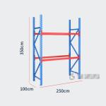 ODM Heavy Duty Metal Shelves , Industrial Warehouse Storage Racks H1830×W914
