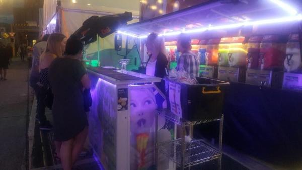 Buy cheap Restaurant / Hotel Night Mobile Bar Counter Commercial Portable With Wheel from wholesalers