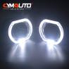 Buy cheap Black Projector Headlight Shrouds 2.5 Inch With LED Angel Eyes from wholesalers