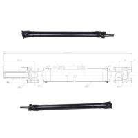 Buy cheap Rear Drive Shaft Prop Shaft ASSY MB661084 Reman Fits 1992-1994 Mitsubishi product
