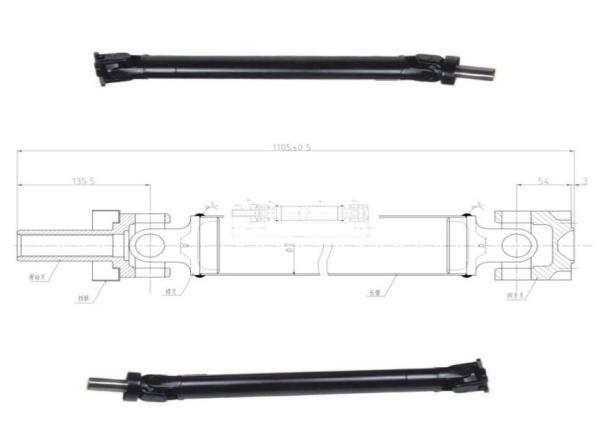 Buy cheap Rear Drive Shaft Prop Shaft ASSY MB661084 Reman Fits 1992-1994 Mitsubishi Montero from wholesalers
