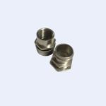 Brass Nickle Plate Flexible Conduit Adaptor Screw Female Male Thread