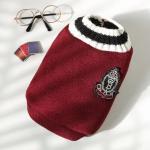 Trendy Pet Vest Preppy Style Knitted Waistcoat For Dog Cat