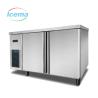 Buy cheap Stainless Steel Double Door Top Freezer Refrigeration 150 Lbs Upright Refrigerator Freezer from wholesalers