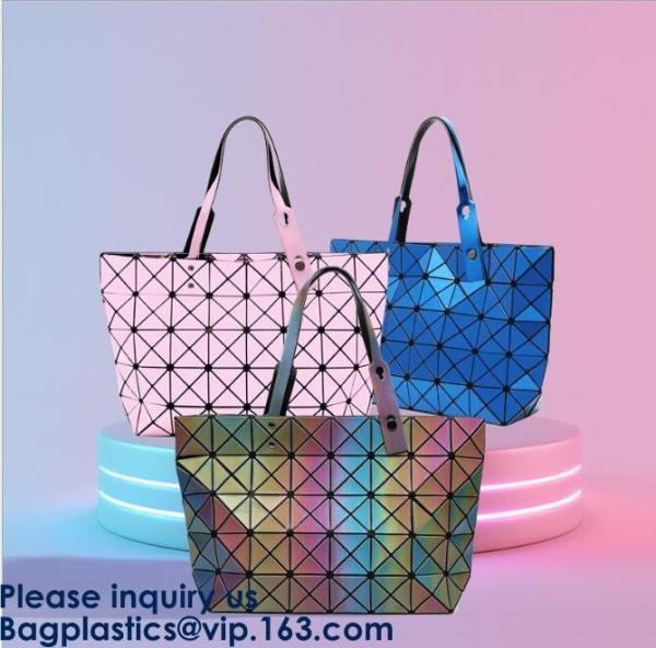 Buy cheap Ladies Designer Tote Bag Shoulder PVC Shopper Bag,Tote Handbag Handles Clear PVC Shopper Bag with Large Capacity from wholesalers