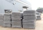 Practical Metal Gabion Baskets , Zinc Coated Wire Box Retaining Walls