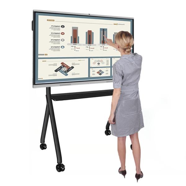 Buy cheap Black Touch Screen Interactive Whiteboard , 4k Multi Touch Smart Board from wholesalers