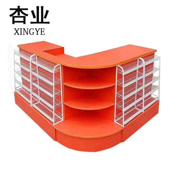 High Quality Store Checkout Counter Wooden Cash Counter for Sale Checkout