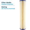 Buy cheap Acrylic 20 Inch Swimming Pool Filter Cartridges for Above Ground Pools Easy Install from wholesalers
