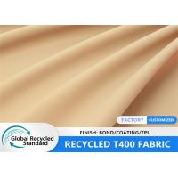 Buy cheap Recycled PET T400 Polyester Waterproof Eco 50D Winter Jacket Fabric product