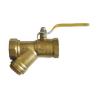 Buy cheap Water , Oil , Gas Brass Y Strainer With Ball Valve And NBR O - ring 65 ～ 500mm from wholesalers