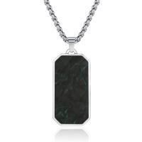 Buy cheap Fashionable Forged Carbon Fiber Pendant Men's Forged Carbon Fiber Chain Necklace product
