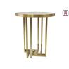 Buy cheap D50 * H55 Cm Marble Top Stainless Steel Coffee Table Modern Hotel Furniture from wholesalers