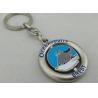 Buy cheap Customized Metal Spinning Key Chain, Zinc Alloy Die Casting Promotional Keychain from wholesalers