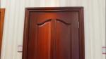 PU Painting Solid Wood Carved Doors 88cm Width Interior Wooden Door