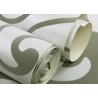 Buy cheap 0.53*10m Velvet Textured Wallpaper , White And Green Velvet Wallpaper For Home Decoration from wholesalers