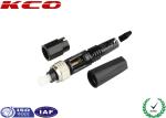 FC Single Mode Fiber Fast Connectors Cable Television 0.9 mm Cable Field
