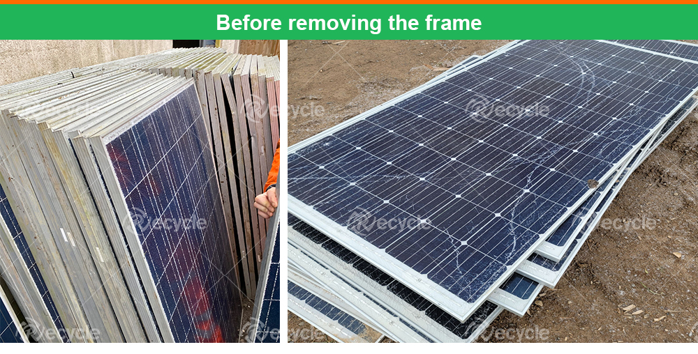 Solar Panel Aluminum Frame Removing Dismantle Deframer with and Easy Installation