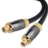 Buy cheap Plastic Fiber Cable Toslink To Toslink Audio Optical Fiber Gold-Plated Metal Connectors Cable from wholesalers