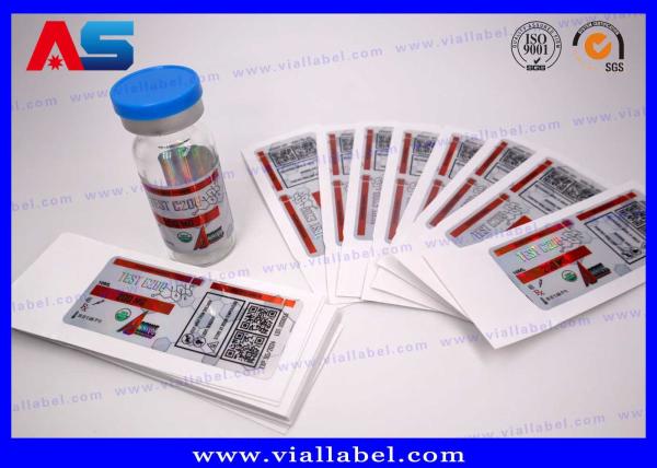 CMYK Peptide Vial Labels For Medicine Glass Bottle Sticker Printing Factory