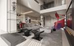 Customized Full House Design Modern Home Furniture Kitchen Cabinet Living Room
