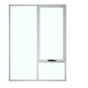 Buy cheap Customized Hand Crank Aluminum Casement Window with 5 27A 55 9A 5 12A 5 Glass and Sale from wholesalers